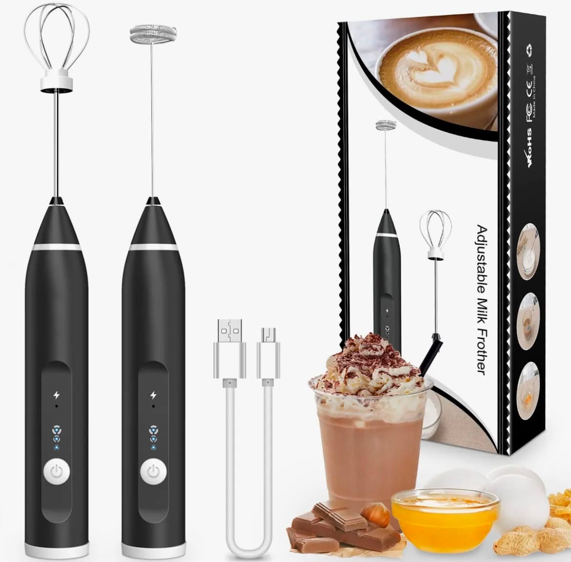 Premium Portable Coffee Blender | Rechargeable Electric Coffee Grinder & Blender | Multiple Adjustable Settings | USB Charging | High Quality - image 3