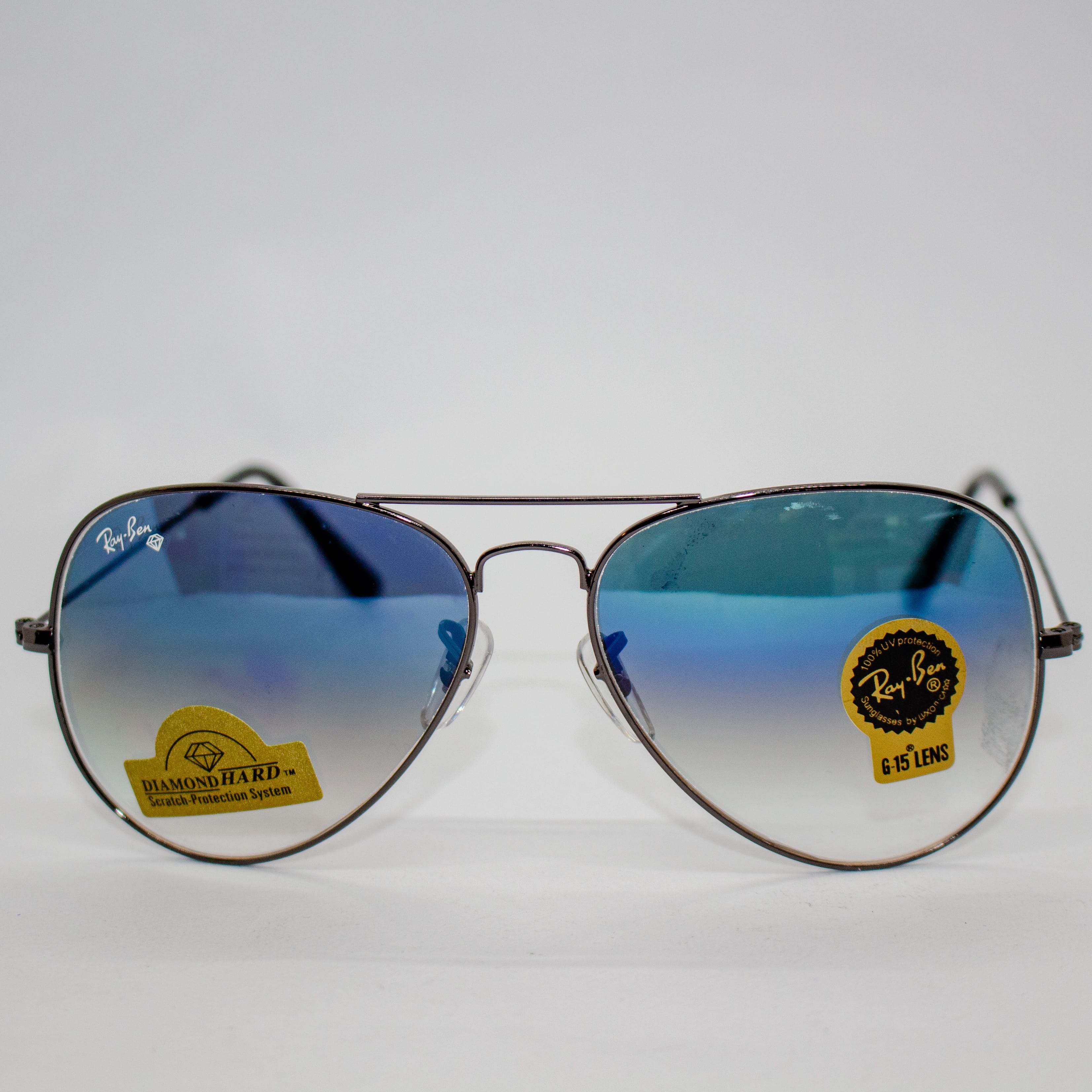 Fashion Round Design Metal Frame B2 Sunlgasses For Men - image 1