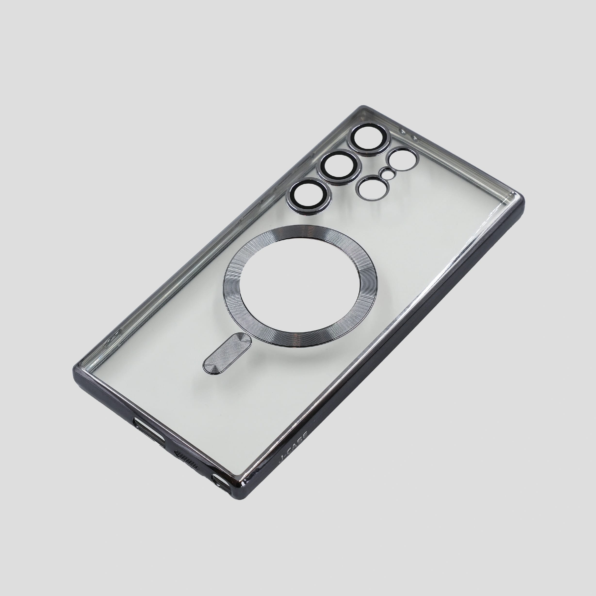 Transparent Magnetic Phone Case For Samsung Galaxy S23 Ultra Clear Protective Cover - image 1