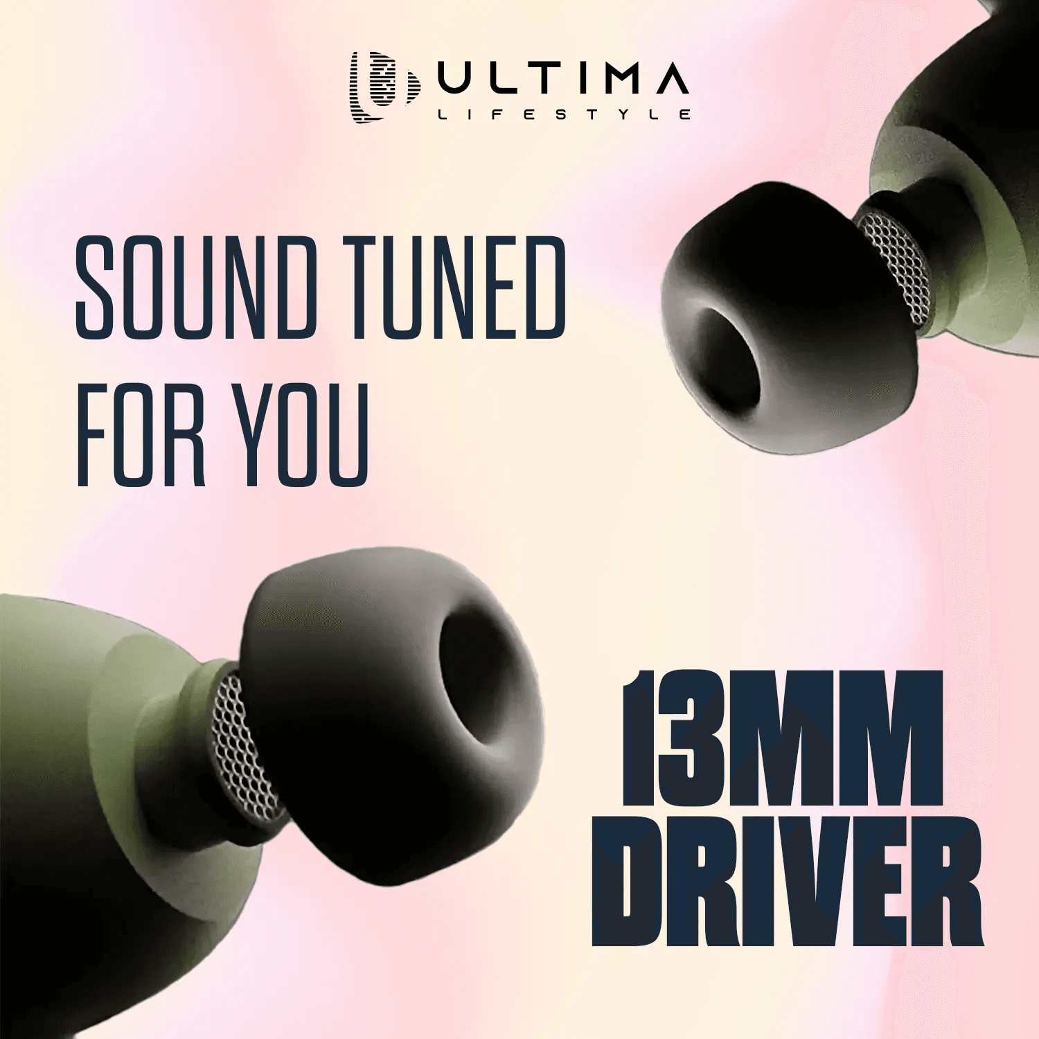 Ultima Atom 820 Earbuds With 30 Hrs Playtime | 5C Super Fast Charging | 13MM Titanium Drivers | Bluetooth 5.4 | Quad Mic AI ENC | Open And Connect Technology - image 3
