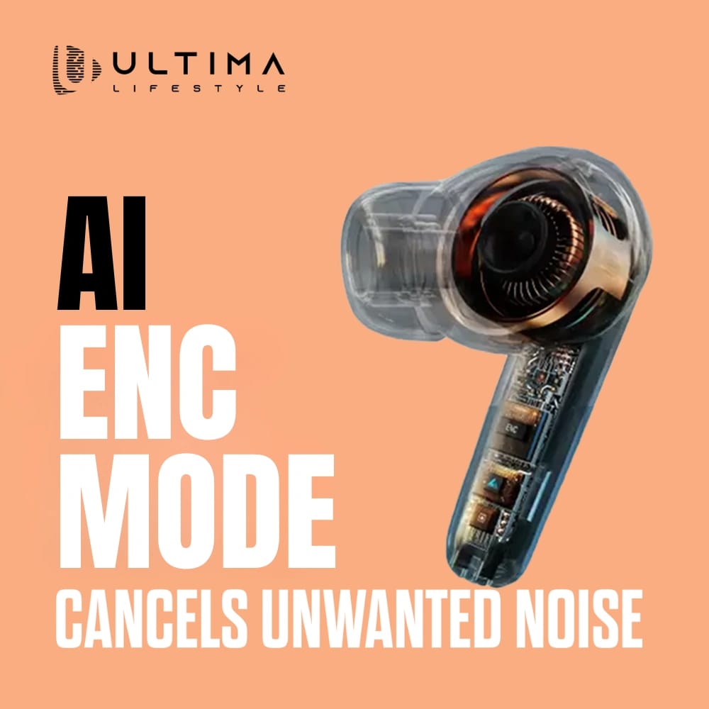 Ultima Atom 820 Earbuds With 30 Hrs Playtime | 5C Super Fast Charging | 13MM Titanium Drivers | Bluetooth 5.4 | Quad Mic AI ENC | Open And Connect Technology - image 4