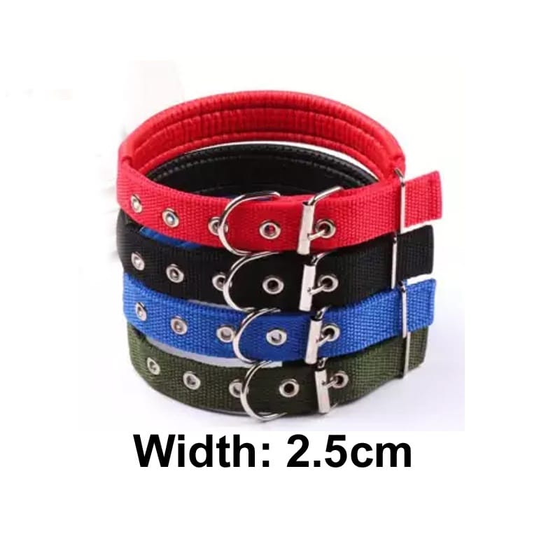 2.5cm Adjustable Dog Cat Collar Neck Strap Belt Random Color For Pets by Crown Aquatics - image 1