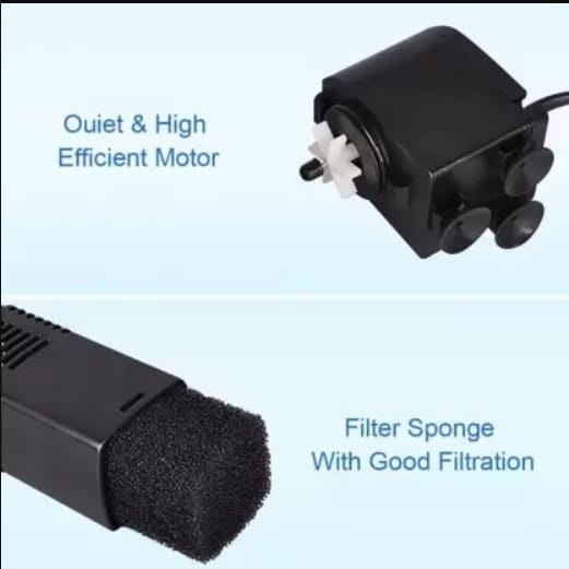 Sobo Mini Aquarium Internal Filter WP-850F 4w By Crown Aquatics - image 3