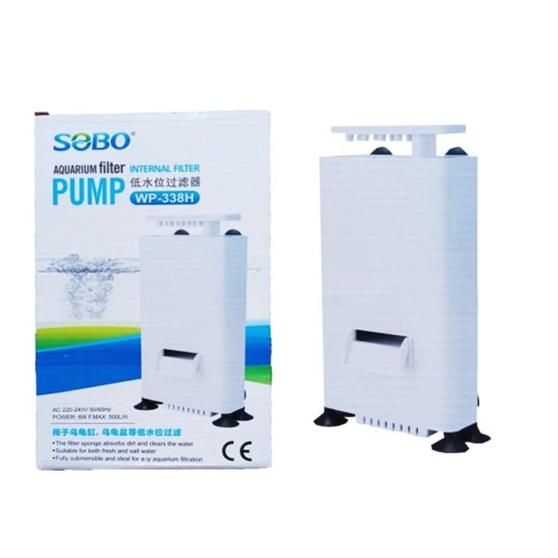 SOBO WP-338H 8w Shallow Tank Internal Aquarium Filter By Crown Aquatics - image 4