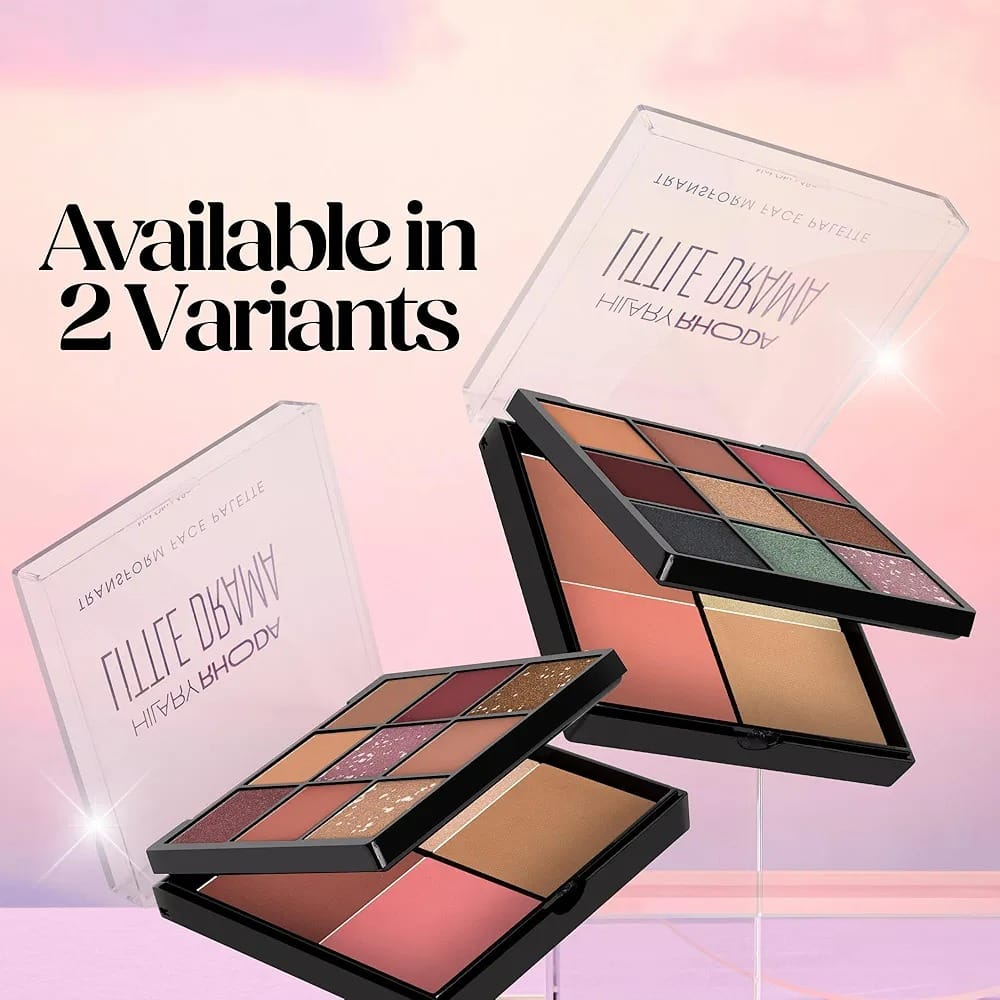 All In One Makeup Palette 9 Eyeshadows 2 Blush Highlighter Contour Travel Friendly Kit Shade 2 - image 1