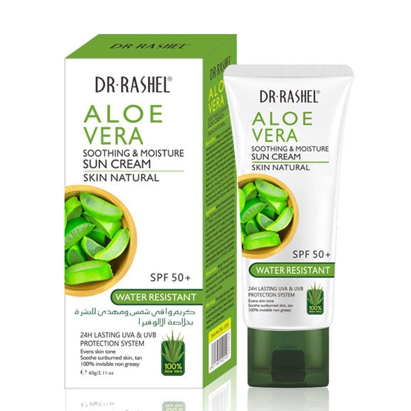 Dr Rashel Aloe Vera Sun Cream Water Resistant Sunscreen 60 G SPF 50+ - image 1