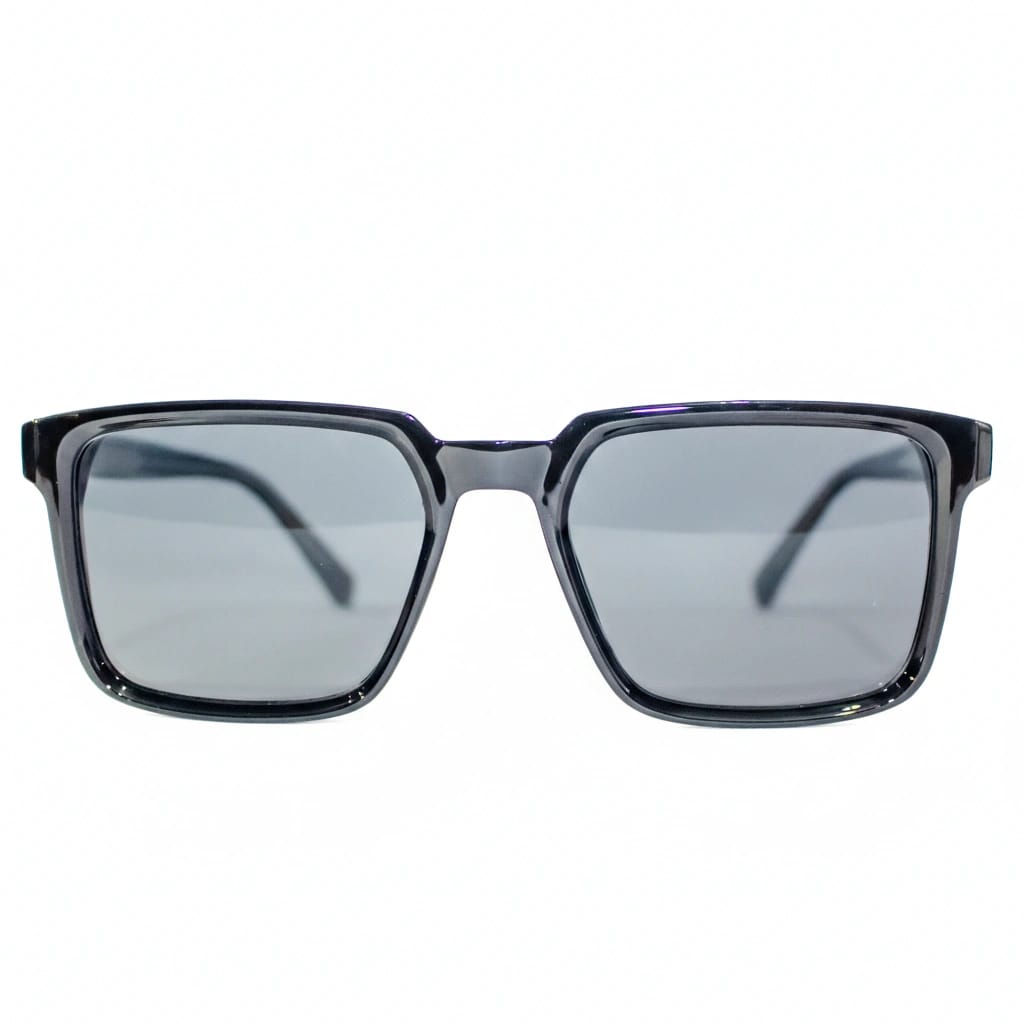 Women'S Oversized Square Sunglasses In Polished Black - image 1