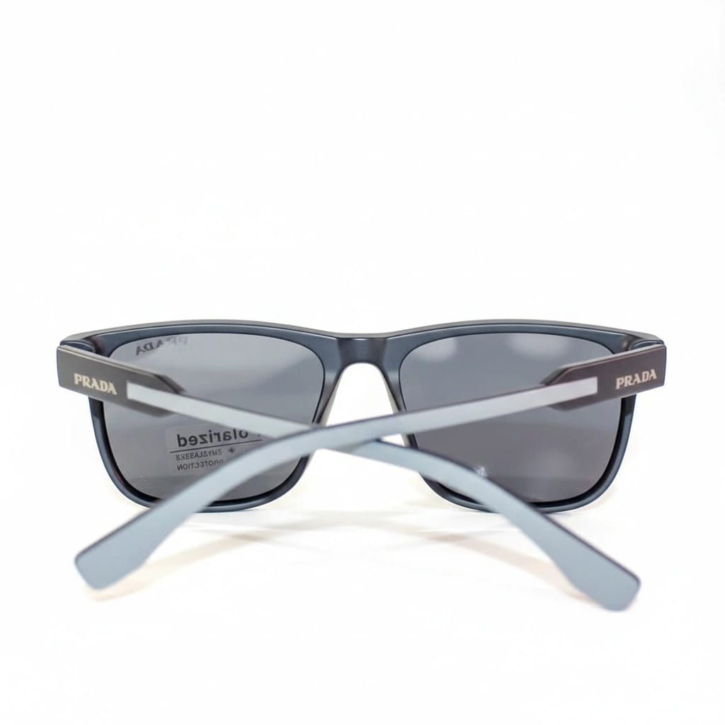 Men'S Classic Matte Black Square Polarized Sunglasses - image 3