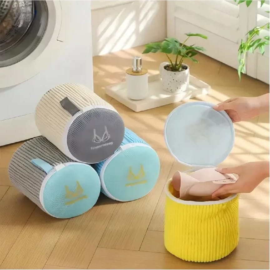 Portable Bra & Underwear Laundry Wash Bag – Anti-Deformation Mesh Washing Protector With Zipper For Delicates & Travel Storage - Ojustore - image 2