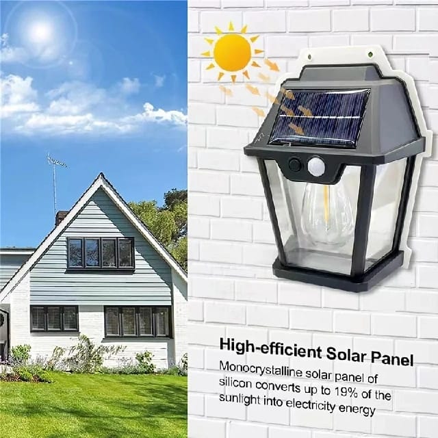 LED Solar Wall Light Outdoor Waterproof Lamps With Motion Sensor Garden Light By Oju Store - image 5