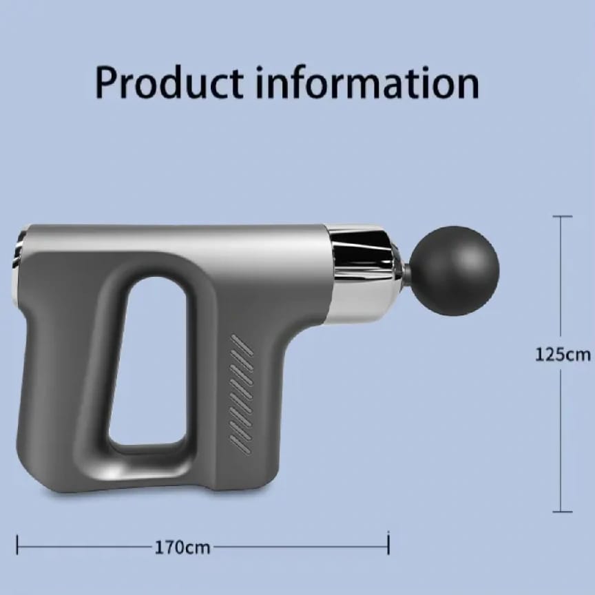 Electrical Rechargeable Fascial Massage Gun – Deep Tissue Muscle Relaxer For Pain Relief & Recovery - Ojustore - image 2