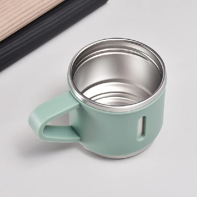 500ML Stainless Steel Vacuum Flask Gift Set Office Business Style Thermos Bottle Outdoor Hot Water Thermal Insulation Couple Cup - image 3