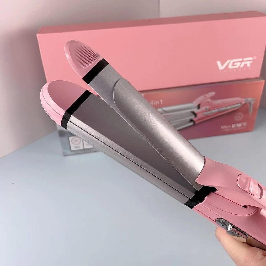 V-563 Professional 4In1 Hair Beauty Styler Hair Straightener And Curler Crimper - Oju Store - image 1