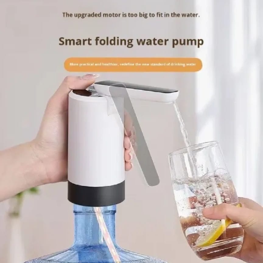 Portable Electric USB Rechargeable Water Dispenser Pump For 5 Gallon Bottles | Automatic Drinking Water Pump With One-Touch Operation - Oju Store - image 3