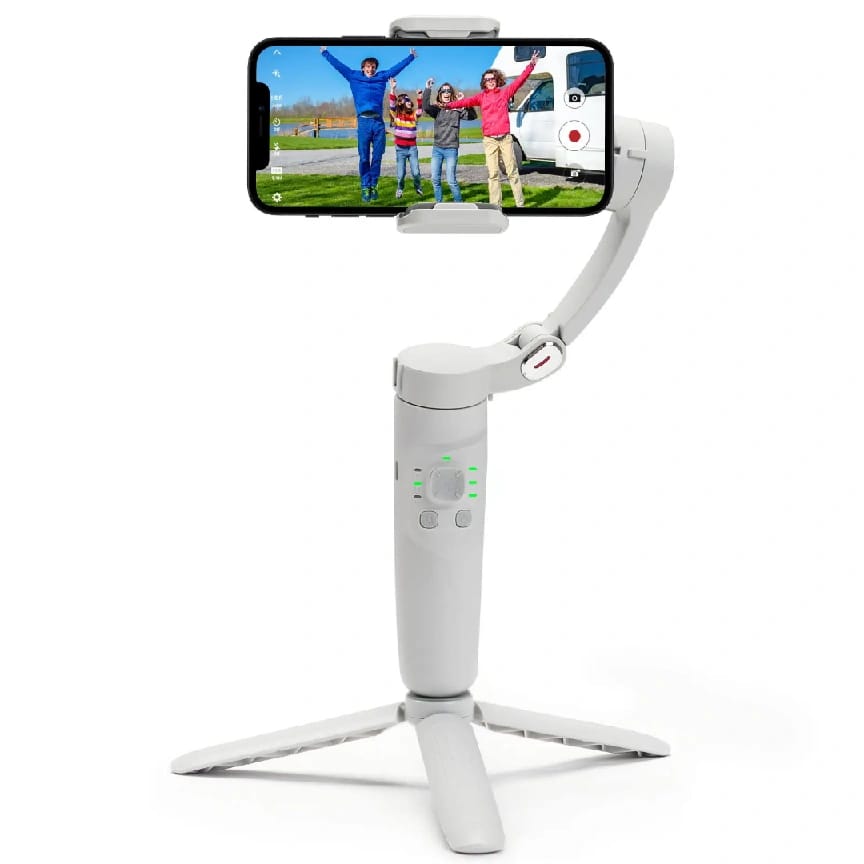 Merak M1 Foldable 3-Axis Smartphone Gimbal Stabilizer – Anti-Shake, Portable, 2500mAh Battery For Smooth Video & Photography - Ojustore - image 1