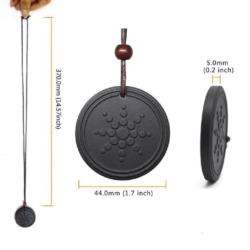 Quantum Science Black Pendant Scalar Energy Pendant - Oju Store - image 3