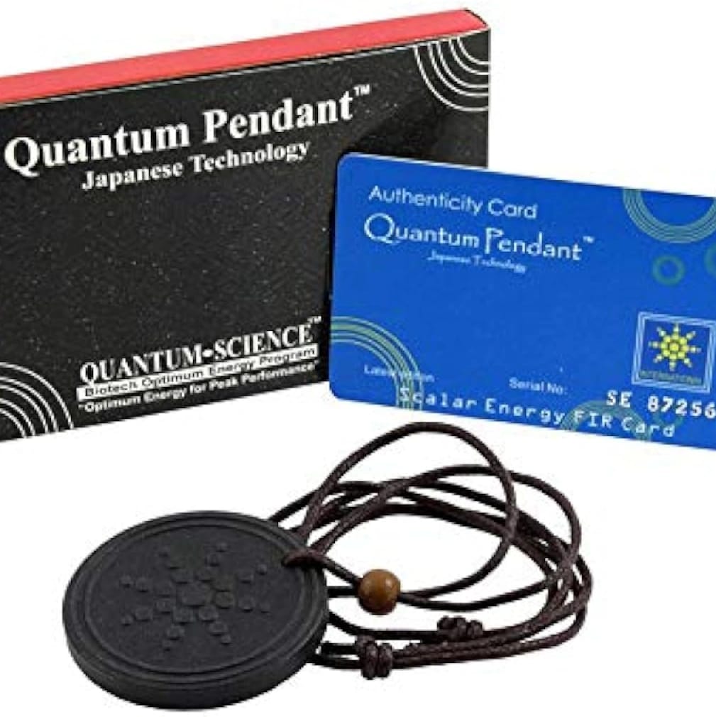 Quantum Science Black Pendant Scalar Energy Pendant - Oju Store - image 2