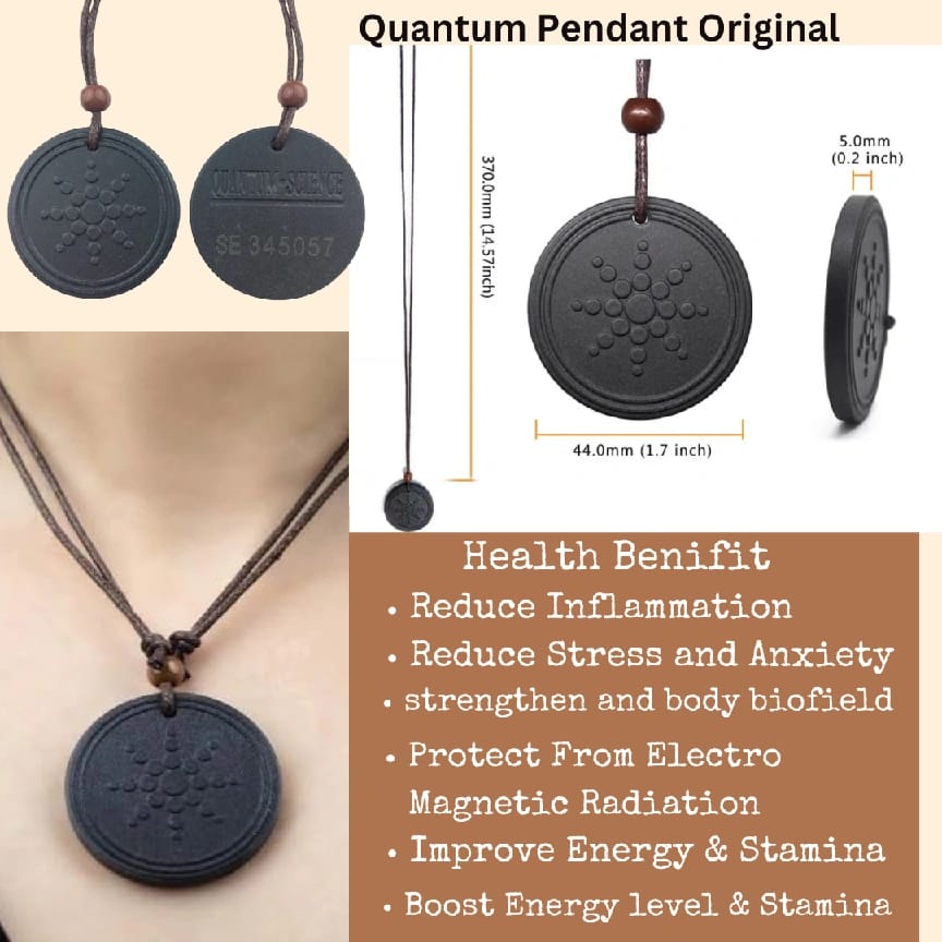Quantum Science Black Pendant Scalar Energy Pendant - Oju Store - image 5