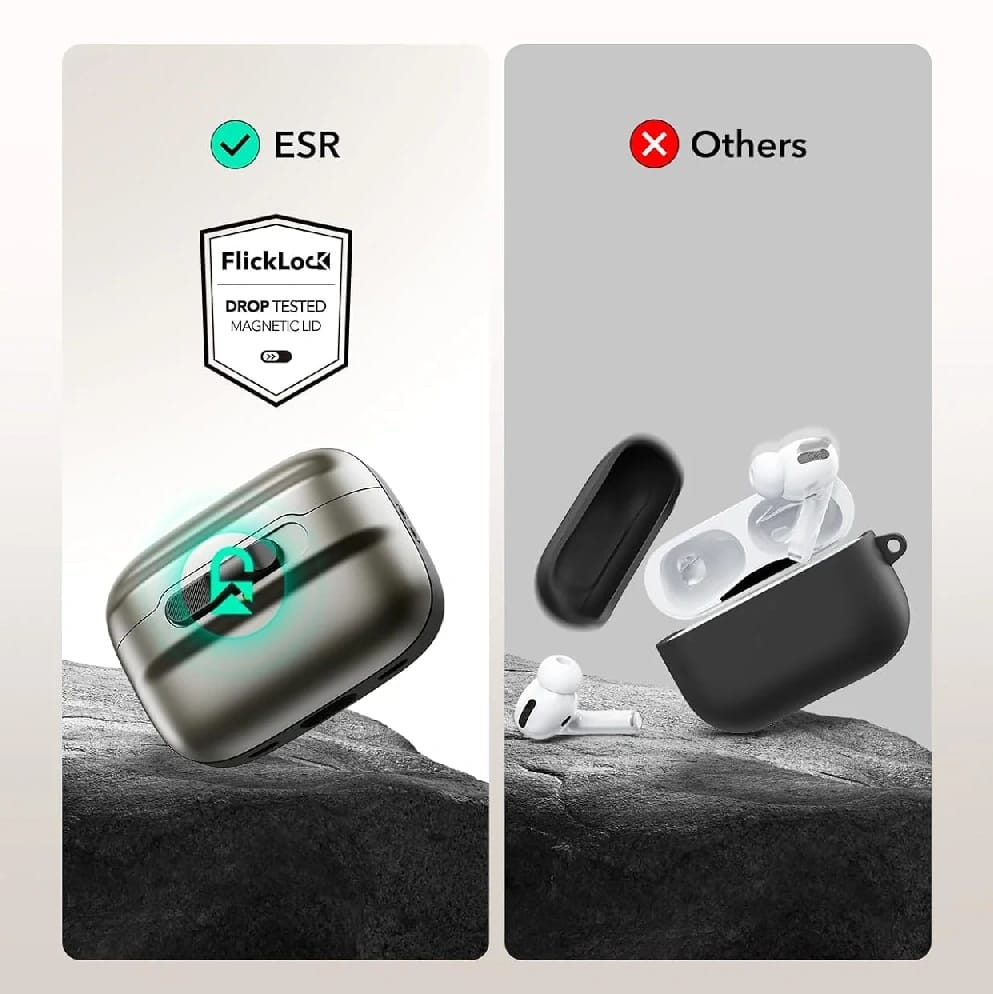 ESR Pulse FlickLock / Magnetic Case For And AirPods Pro (Halolock) - image 2