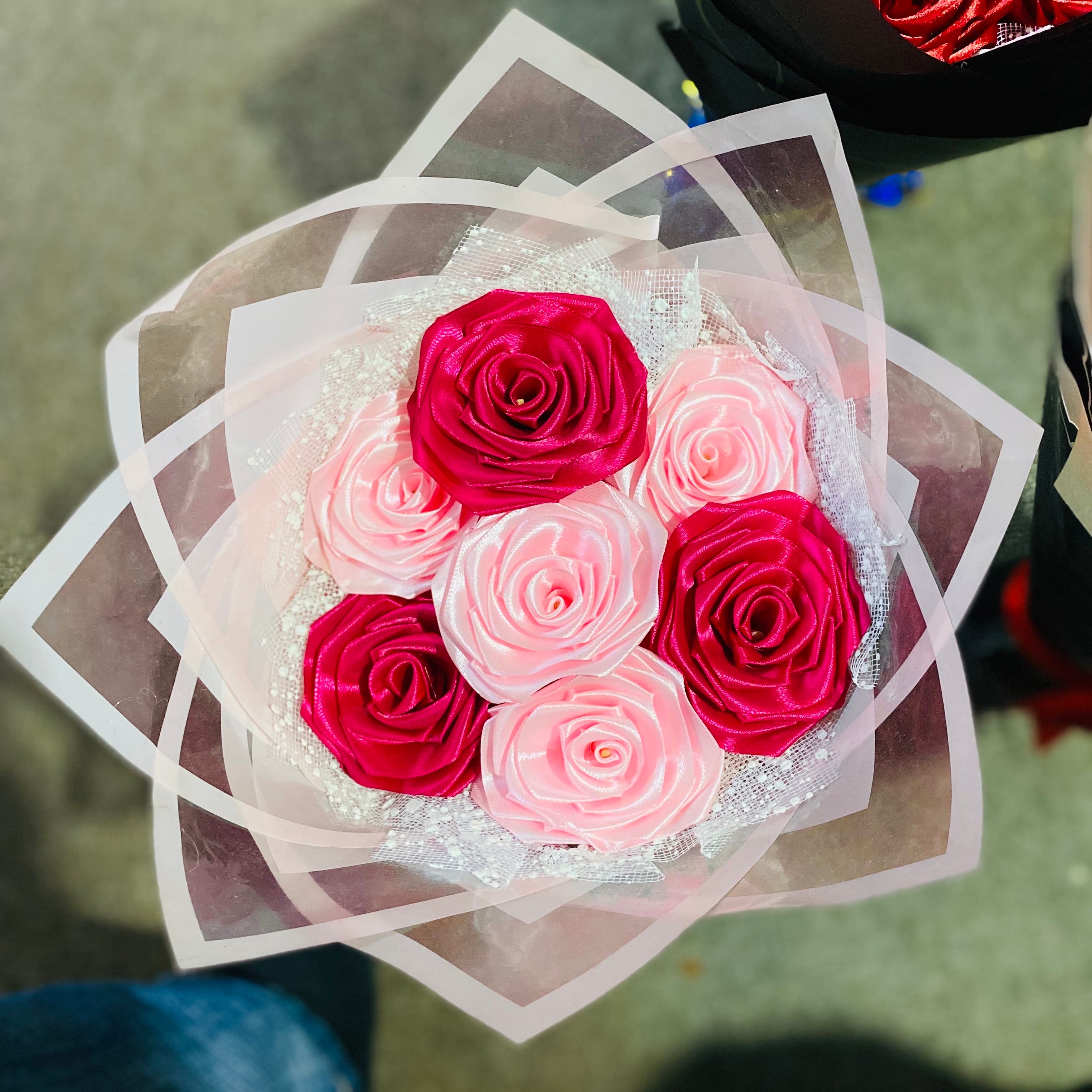 Satin Rose Bouquet - image 3