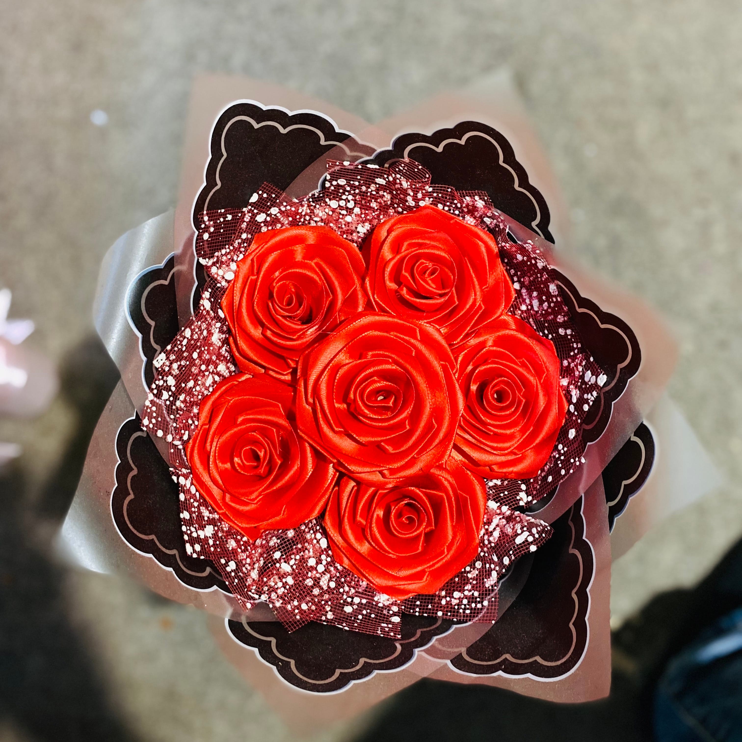Satin Rose Bouquet - image 2