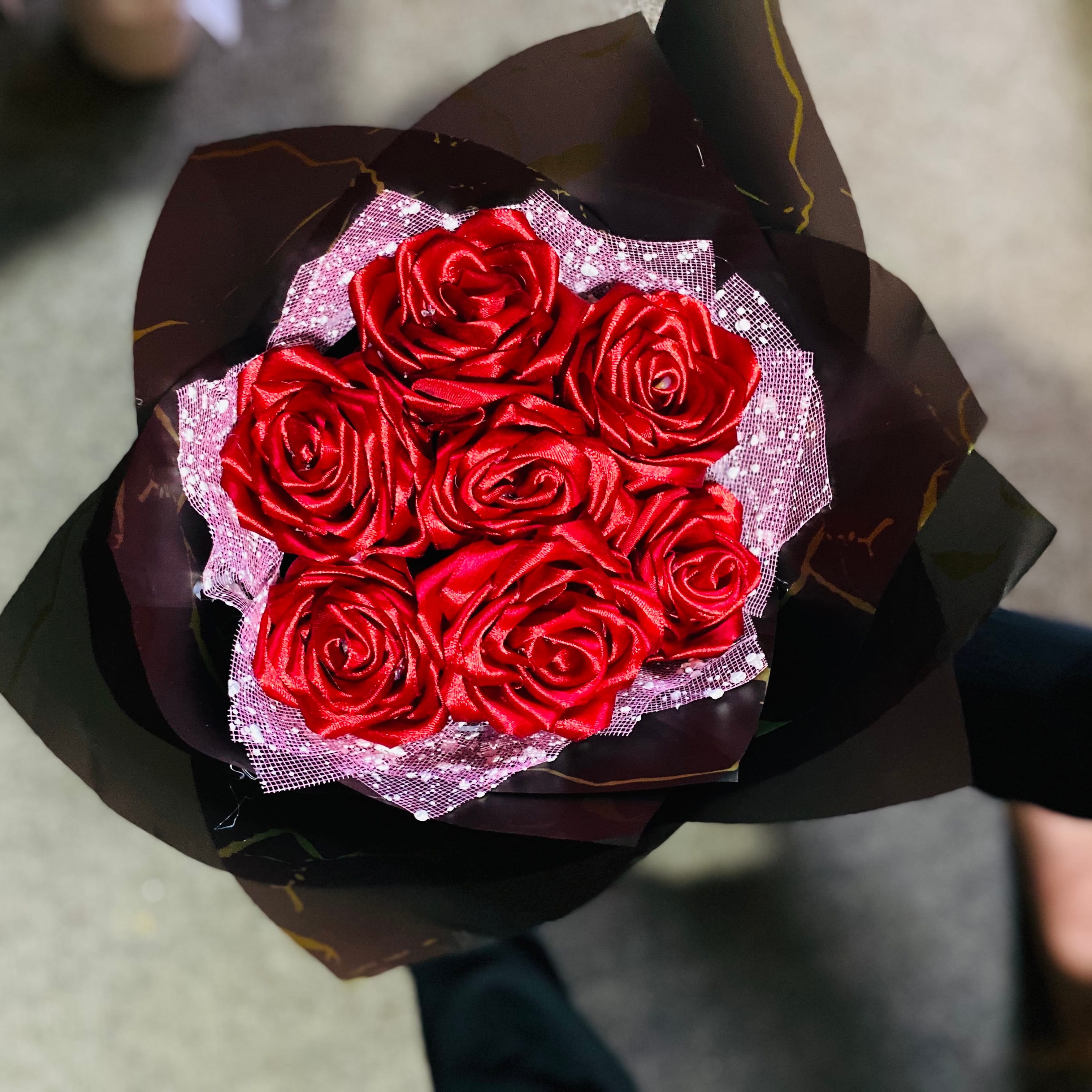 Satin Rose Bouquet - image 1