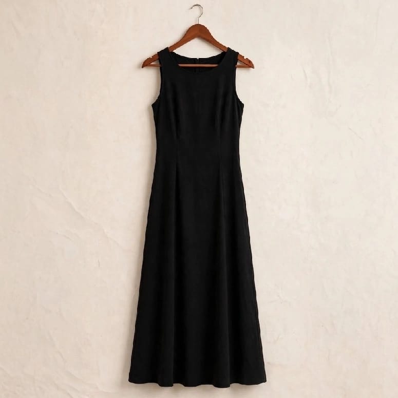 Women'S Sleeveless A-Line Midi Dress