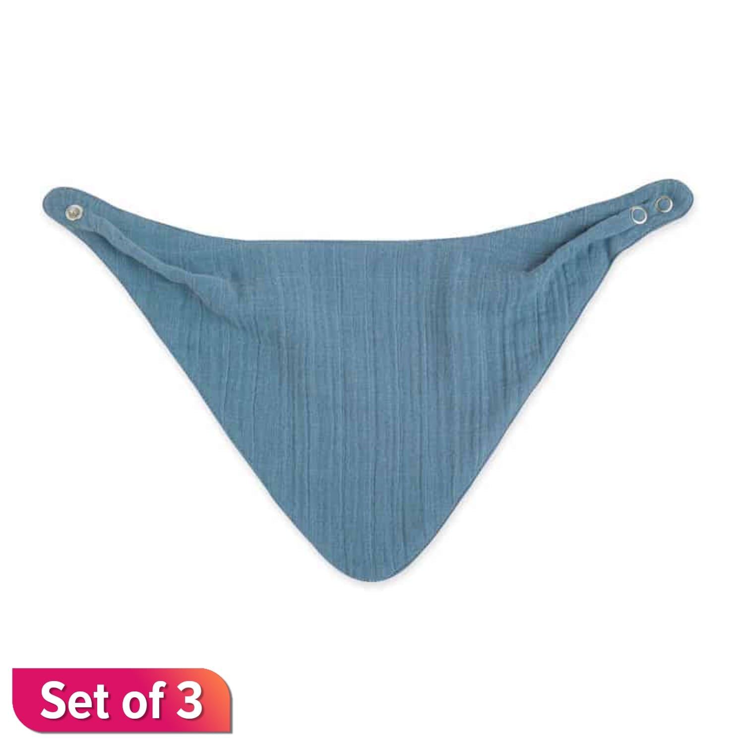 Crane Baby Muslin 3Pc Bib Set - River Bc-140Bs-2 - image 2