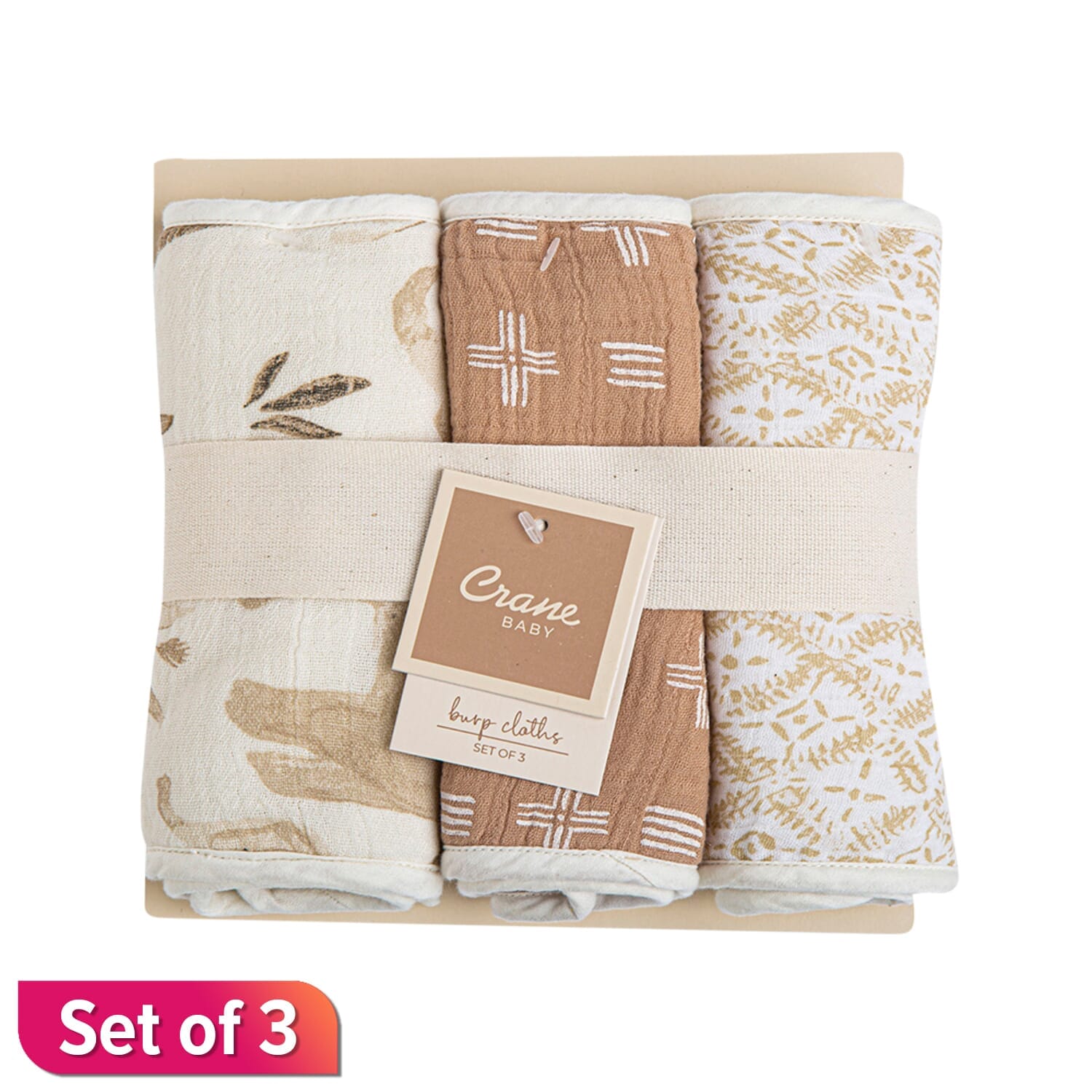 Kendi 3 Pc. Burp Cloths - image 1