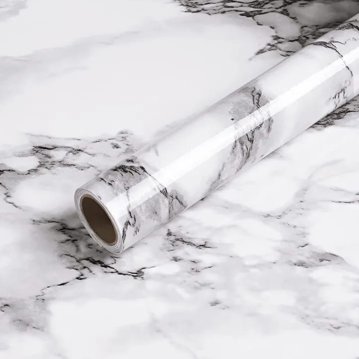 200cm*60cm Marble Wallpaper | Vinyl Wrap Granite Wallpaper Marble Wall Sticker - image 1
