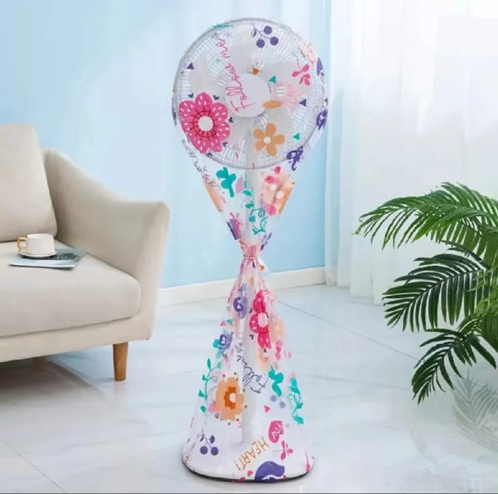 Full Body Dust Proof Round Electric Fan Cover - image 2