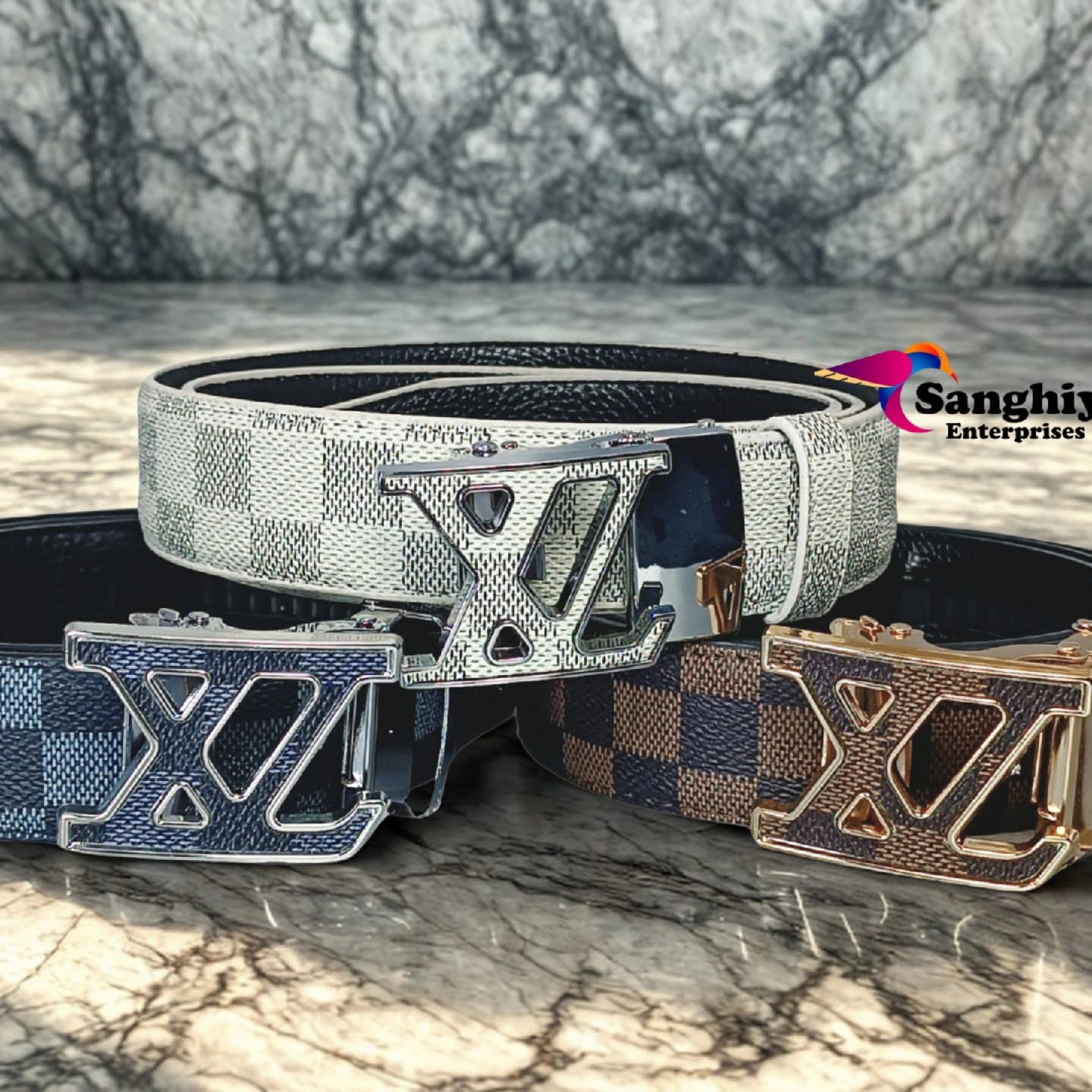 Free Size Boys Style AtoLouck Metal Buckle Belt For Men - image 1