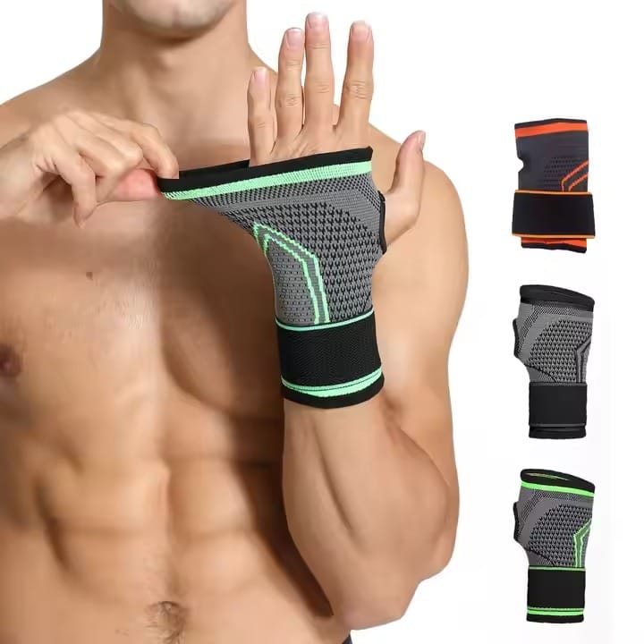 Wrist Band For Men Gym & Women Wrist Wrap With Thumb Loop Straps (Pack Of 1 Only) Gym Accessories For Men Hand Grip & Wrist Support For Gym & Outdoor - image 5