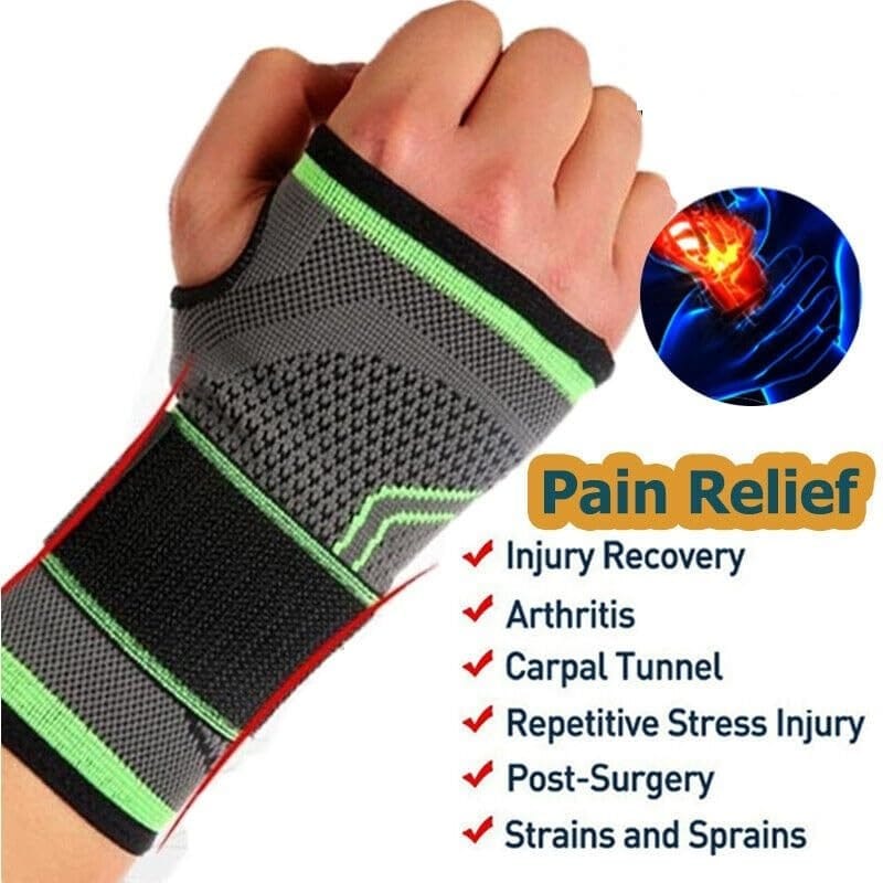 Wrist Band For Men Gym & Women Wrist Wrap With Thumb Loop Straps (Pack Of 1 Only) Gym Accessories For Men Hand Grip & Wrist Support For Gym & Outdoor - image 4