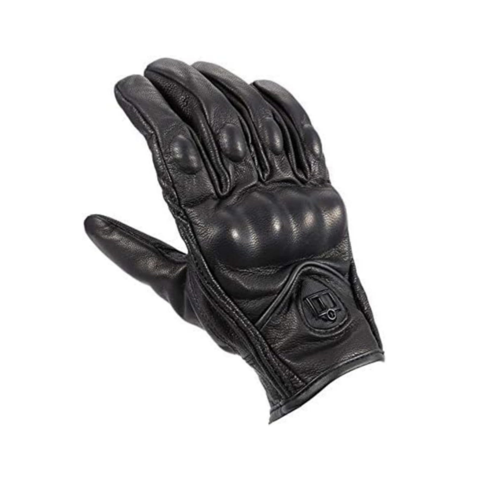 Icon Motorcycle Touch Screen Pure Leather Gloves, Windproof And Warm Riding Motorcycle Gloves Without Holes - image 4