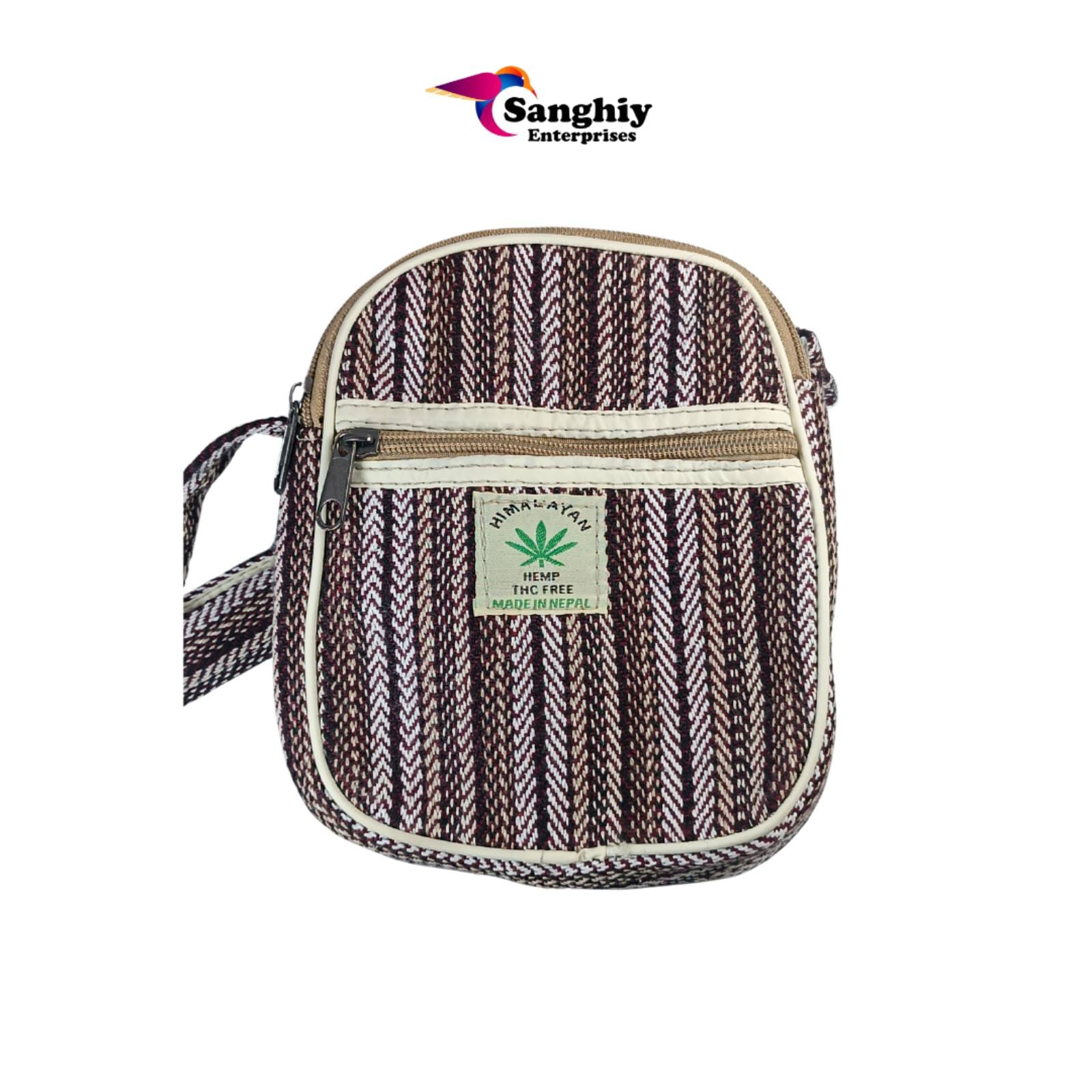 Hemp Side Bags Made In Nepal - image 2