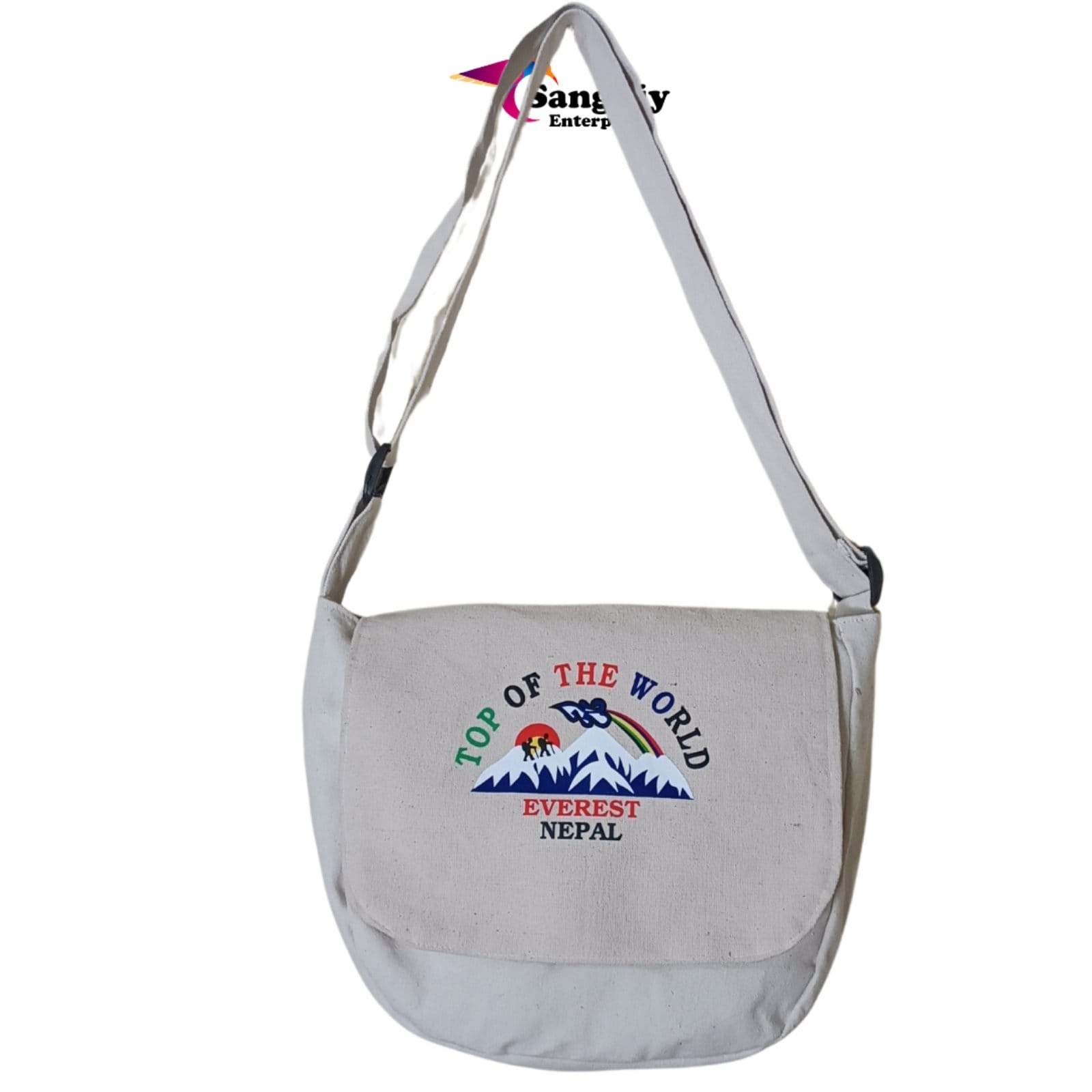 Canvas Cross-Body Bag Aesthetic Tote Bag Cute Tote Bag Canvas Messenger Bag Suitable For Men And Women - image 2