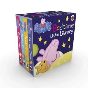 Peppa Pig Bedtime Little Library By Ladybird (4 Board Books In The Box For Kids Age 1-3)