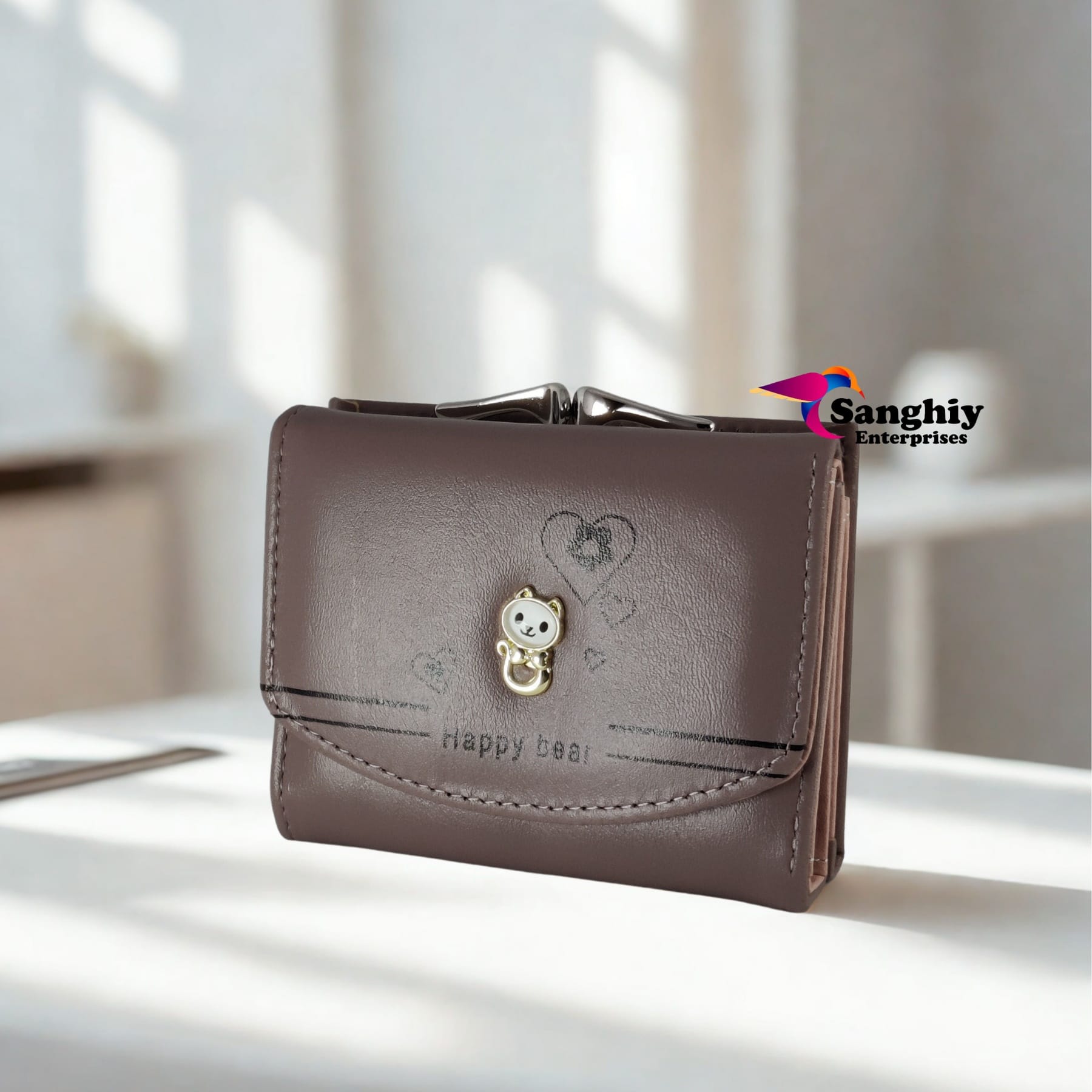 Luck PU Leather Wallet for Women Handbag Fashion Coin Purse Ladies Clutch Card Holder Ladies Crossbody Bag - image 5