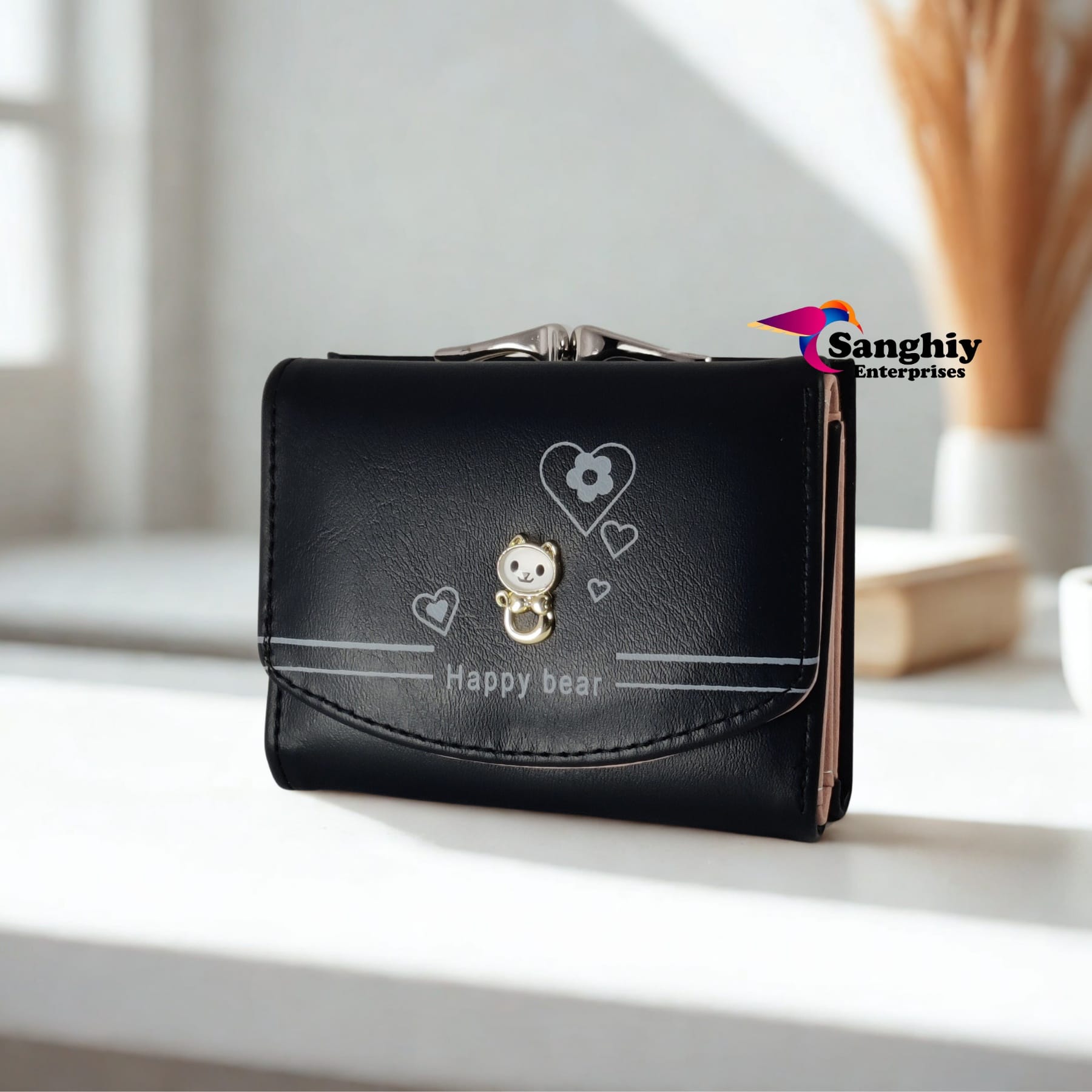 Luck PU Leather Wallet for Women Handbag Fashion Coin Purse Ladies Clutch Card Holder Ladies Crossbody Bag - image 4