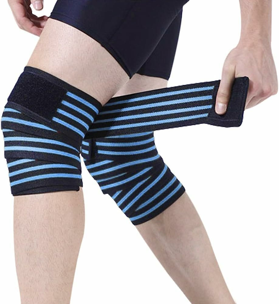 Knee Wraps Pair for Squats, Gym, Powerlifting, Weightlifting for Men & Women - image 1