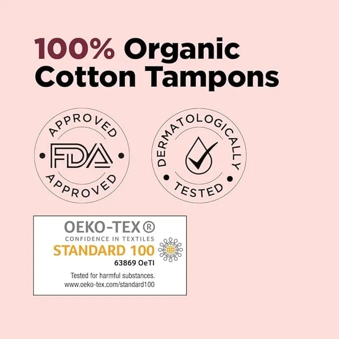 Pee Safe Organic Cotton Tampons (Regular) – Chemical-Free, Super Absorbent, Comfortable & Safe Period Protection - image 2