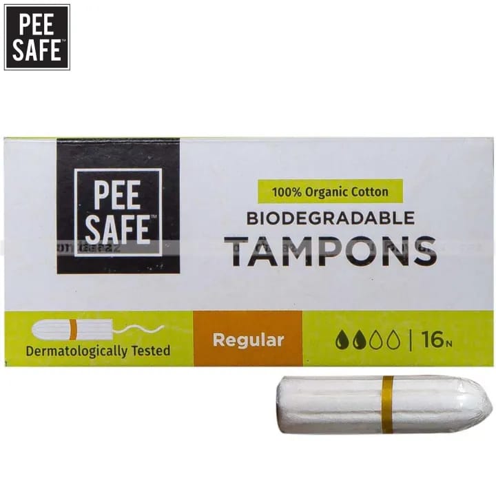 Pee Safe Organic Cotton Tampons (Regular) – Chemical-Free, Super Absorbent, Comfortable & Safe Period Protection - image 4