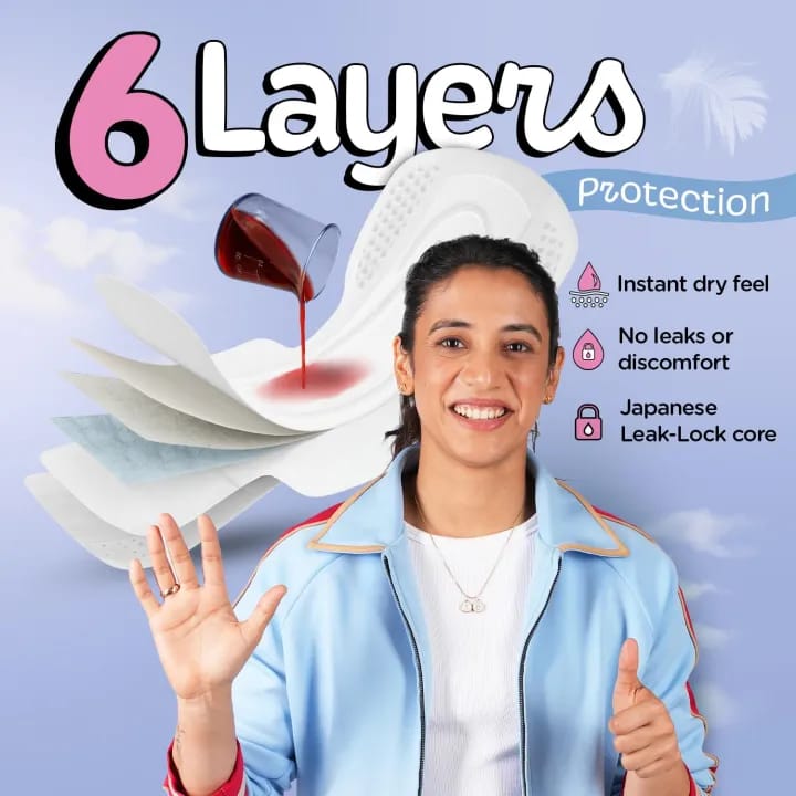 Pee Safe Comfort Ultra Thin Sanitary Pads For Women | XXL | 30 Pads For Rash Free Periods | Cottony Soft Sanitary Napkins For Ultra Comfort | Dual Wings | Toxin Free | Extra Long | Unscented - image 2