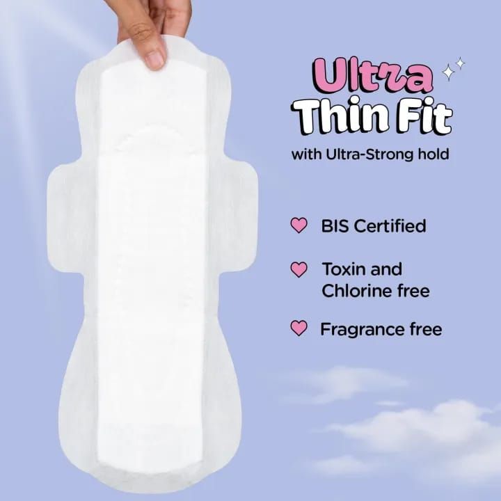 Pee Safe Comfort Ultra Thin Sanitary Pads For Women | XXL | 30 Pads For Rash Free Periods | Cottony Soft Sanitary Napkins For Ultra Comfort | Dual Wings | Toxin Free | Extra Long | Unscented - image 3