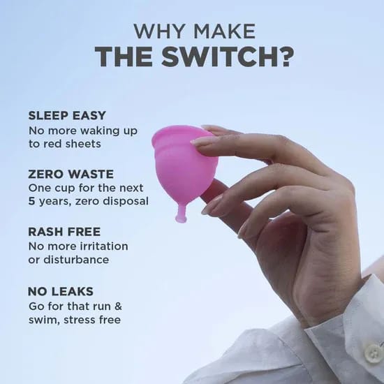 Pee Safe Menstrual Cup Large 1N + Women's Intimate Wash (105ml) 1N + Aloe Panty Liner 185mm (Pack Of 20) 1N - image 5