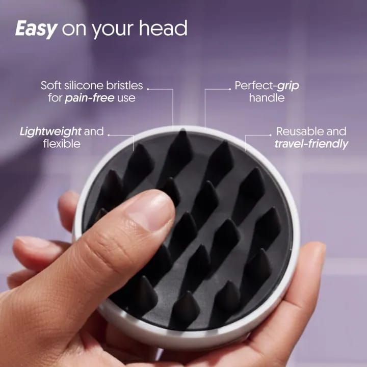 FURR By Pee Safe Silicone Scalp Massager Brush – Hair Shampoo Brush for Scalp Cleaning & Dandruff Care Pack Of 2 - image 4