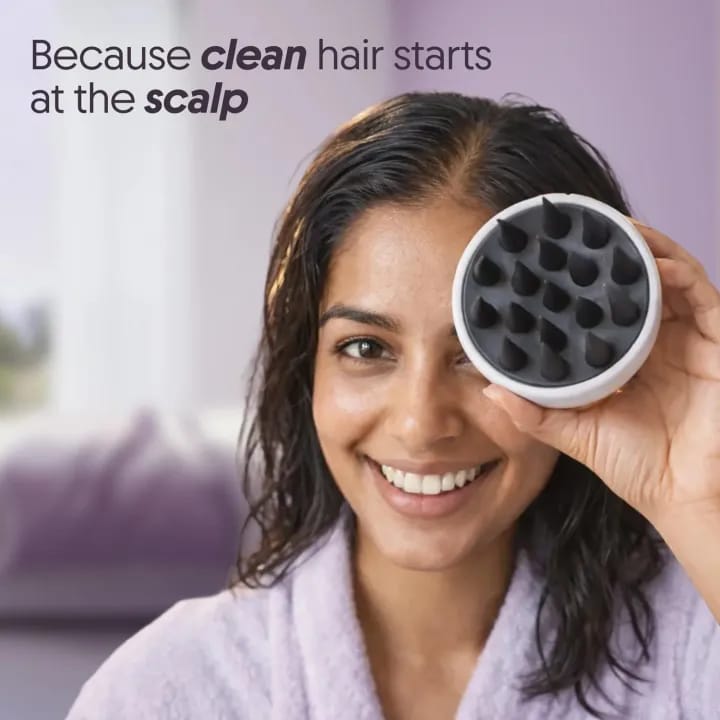 FURR By Pee Safe Silicone Scalp Massager Brush – Hair Shampoo Brush for Scalp Cleaning & Dandruff Care Pack Of 2 - image 3