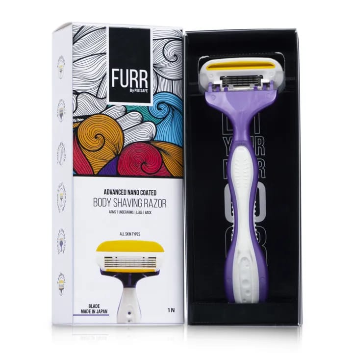FURR by Pee Safe Body Shaving Razor for Women – Smooth & Gentle Body Hair Removal Razor 1N - image 5