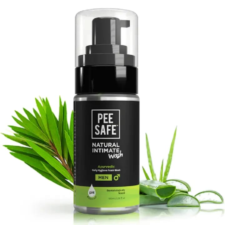 Pee Safe Natural Intimate Wash (1N) & Intimate Wipes (2N) Combo for Men – Daily Hygiene, Odor Control, Travel Friendly - image 2